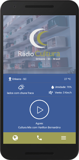 Rádio Cultura FM Orleans - SC Screenshot 1