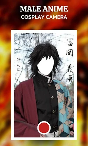 Male Anime Cosplay Camera Edit Screenshot 1