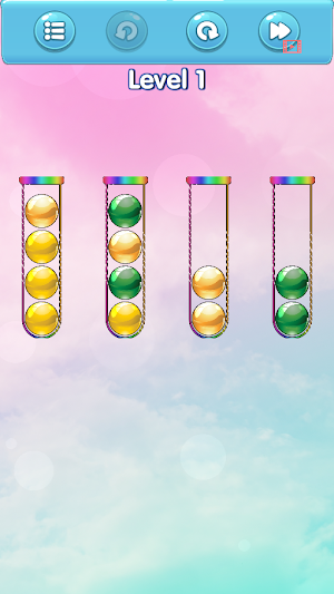 Sort Marbles Ball Sort Puzzle Screenshot 3