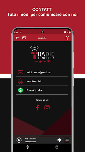 Radio Itineraria Screenshot 3