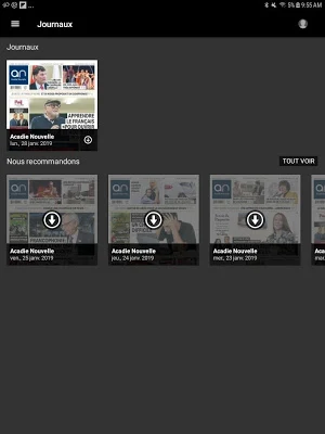 Acadie Nouvelle - Numérique Screenshot 0