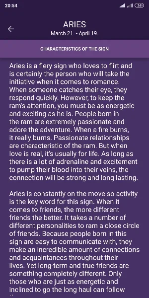 Horoscope Screenshot 3