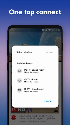 HD Screen Mirroring App - Connect Phone To TV Screenshot 3