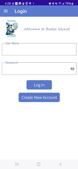 Badge Wyzrd Screenshot 1