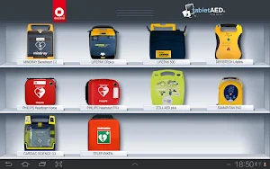 TabletAED trainer Multiple AED Screenshot 1