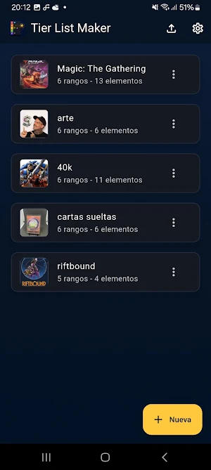 Tier List Maker: Rank Anything Screenshot 1
