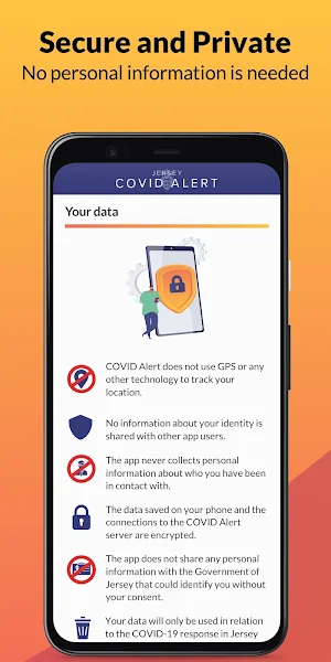 Jersey COVID Alert Screenshot 3