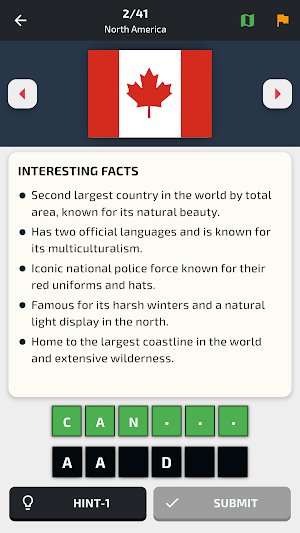 Geo Genius - Flags, Maps, Coat Screenshot 2