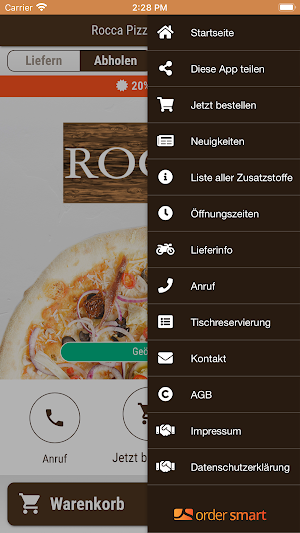 Rocca Pizza and Pasta Screenshot 2