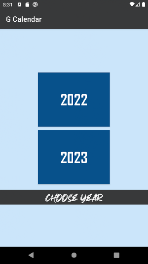 Calendar 2023 Screenshot 0