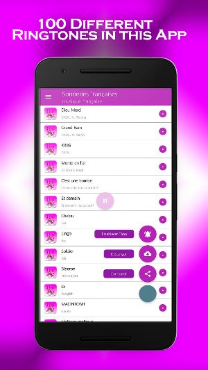 French ringtones for mobile Screenshot 0