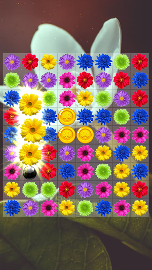 Flower Blossom Crush: Garden Puzzle Mania Match 3 Screenshot 1