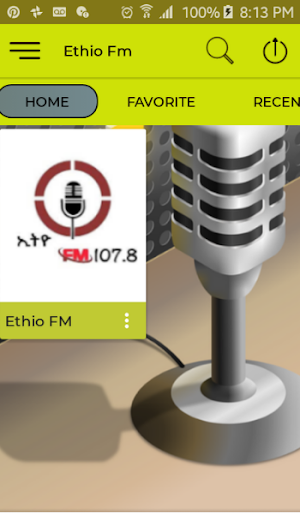 Ethio Fm 107.8 Ethio Fm Radio Screenshot 0