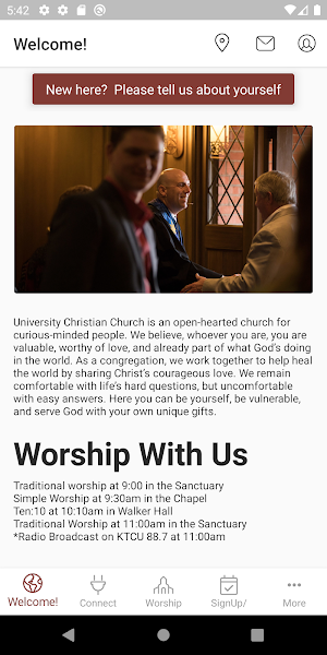 University Christian Church Screenshot 0