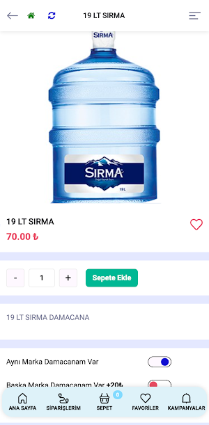Bursa Tüp Su Sipariş Screenshot 3