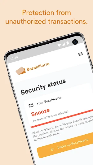 Bezahlkarte Screenshot 3