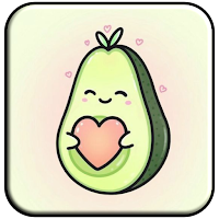 Cute Avocado Wallpaper