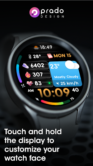 PRADO 70 Digital Watch Face Screenshot 2