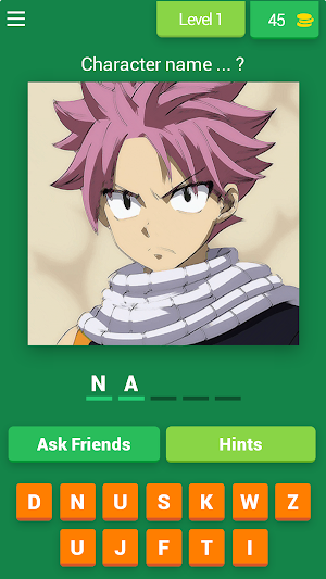 Fairy Tail Character Quiz Screenshot 0