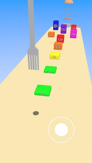 Fork Run 2048 Screenshot 0