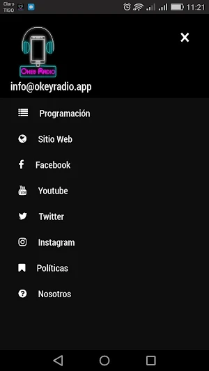 Okey Radio Screenshot 1