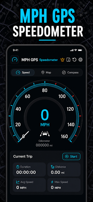 Speedometer PRO・MPH Tracker Screenshot 0