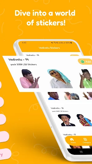 Vadivelu Stickers Screenshot 1