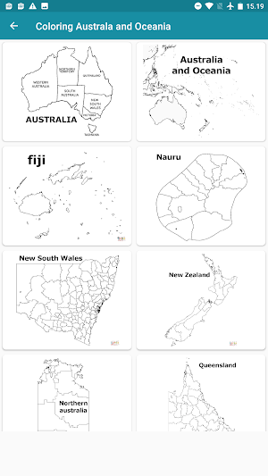 Coloring Map of Australia Screenshot 2