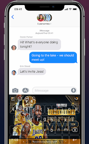 LeBron James Keyboard Theme NBA 2021 For Fans Screenshot 3