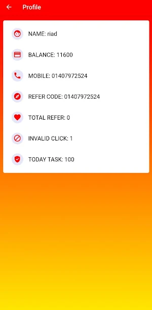 R CASH BD Screenshot 1