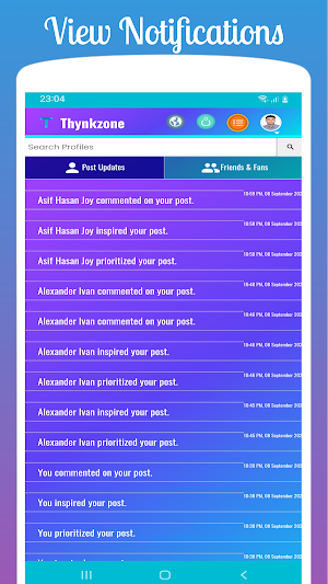 Thynkzone Screenshot 2