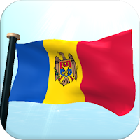 Moldova Flag 3D Live Wallpaper