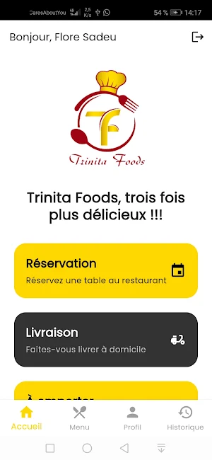 Trinita Foods Screenshot 2