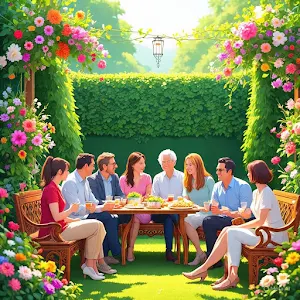 Garden Party Wallpapers Screenshot 3
