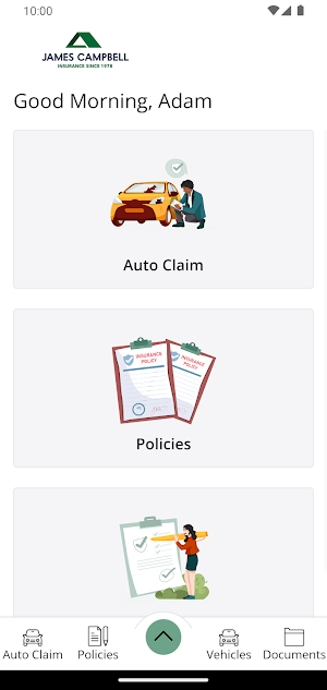 James Campbell Insurance Screenshot 1