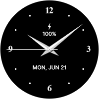 Minimalist Analog X Watch Face