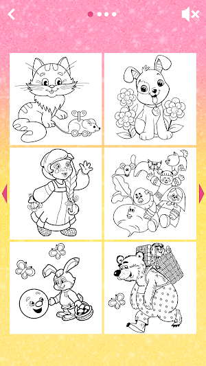 Russian tales Coloring Games - Раскраски для детей Screenshot 3