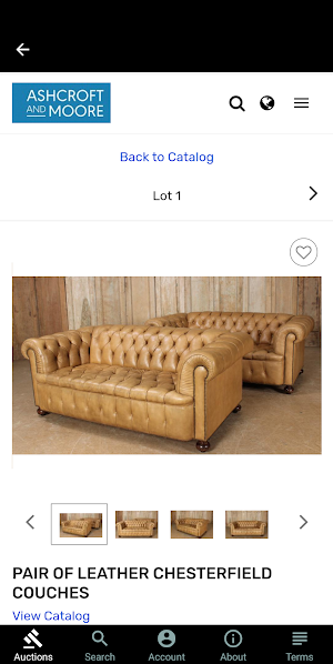 Ashcroft and Moore Live Bidding Screenshot 2