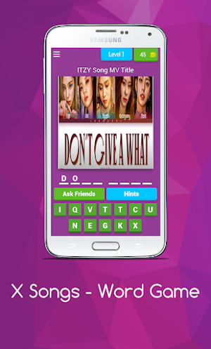 X Songs-Word Game Screenshot 0