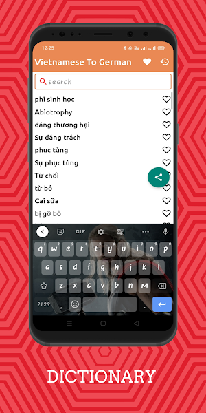 Vietnamese To German Dictionary Offline Screenshot 1