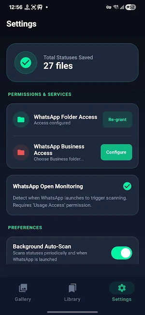 Status Saver - Offline Backup Screenshot 0