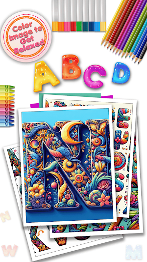 My Alphabet Lore Coloring Book Screenshot 2