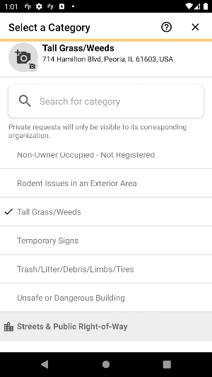 Peoria Cares Screenshot 2