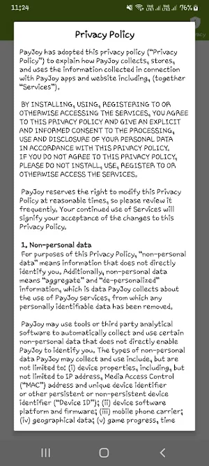 Pay Joy Screenshot 2