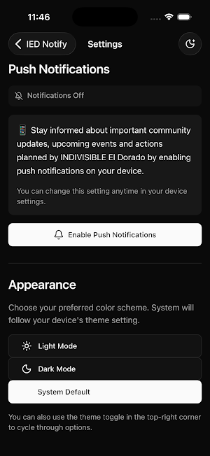 IED Mobile Screenshot 2