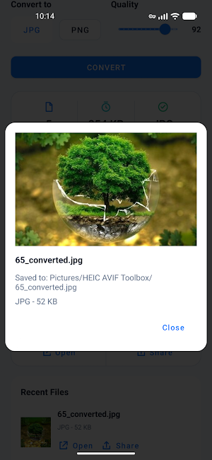 HEIC AVIF Toolbox Screenshot 3