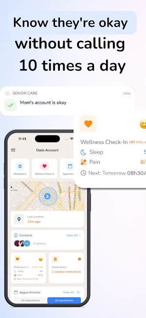 Senior Care: Daily Checkup Screenshot 1