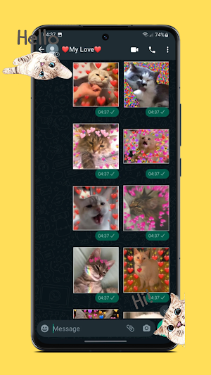 Stickers - Cat WASticker 2023 Screenshot 3