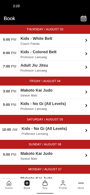 Lansang Brazilian Jiu-Jitsu Screenshot 1
