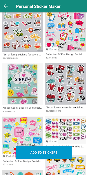 Personal Stickers - Let photo to personal sticker. Screenshot 0